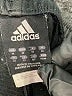 Adidas 100% Polyester Black Track Pants Size M - photo 7