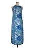Anne Klein Paisley Blue Cocktail Dress Size 14 - photo 1