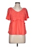 Unbranded Orange Short Sleeve Blouse Size L - photo 1
