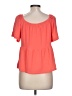 Unbranded Orange Short Sleeve Blouse Size L - photo 2