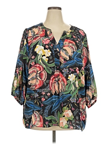 Chelsea & Theodore 3/4 Sleeve Blouse (view 1)