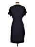 Chaps Solid Black Casual Dress Size L - photo 2