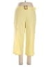 Sigrid Olsen Yellow Linen Pants Size XL - photo 1