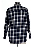 Old Navy 100% Cotton Plaid Blue Long Sleeve Button-Down Shirt Size L - photo 2