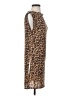 Zara 100% Polyester Animal Print Brown Casual Dress Size S - photo 4