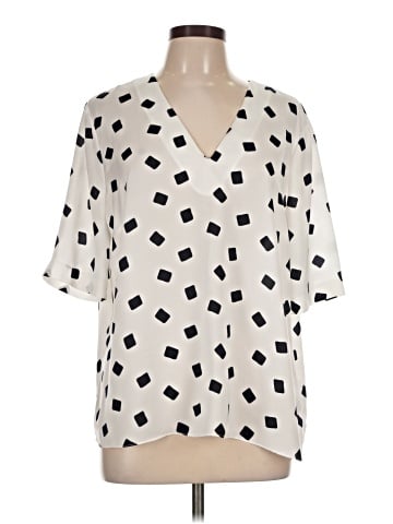 Hobbs London Short Sleeve Blouse (view 1)