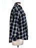 Old Navy 100% Cotton Plaid Blue Long Sleeve Button-Down Shirt Size L - photo 4