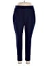 Shein Curve Solid Blue Active Pants Size 14 Plus (1) - photo 1