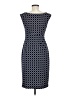 DressBarn Polka Dots Blue Casual Dress Size 6 - photo 2