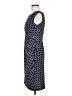 DressBarn Polka Dots Blue Casual Dress Size 6 - photo 5