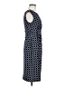 DressBarn Polka Dots Blue Casual Dress Size 6 - photo 4
