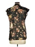 Sweet Rain 100% Polyester Floral Black Sleeveless Blouse Size M - photo 2