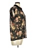Sweet Rain 100% Polyester Floral Black Sleeveless Blouse Size M - photo 4