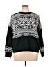 Maurices Print Green Pullover Sweater Size XL - photo 2