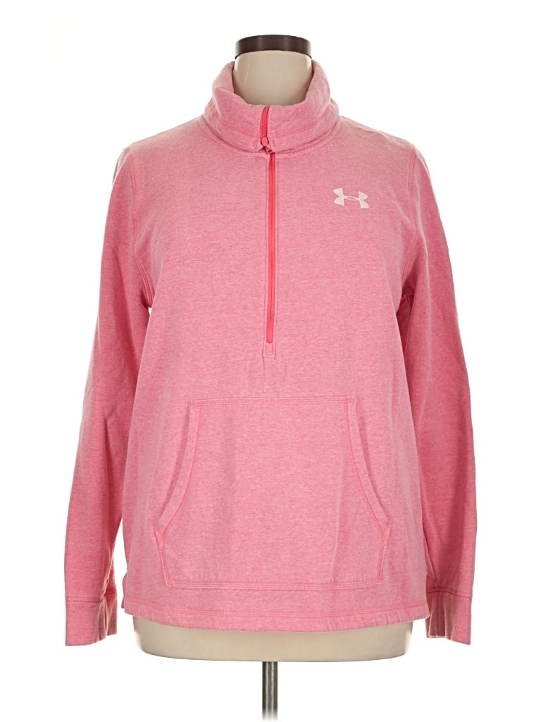 Pre-owned Under Armour Pullover Sweater In Pink