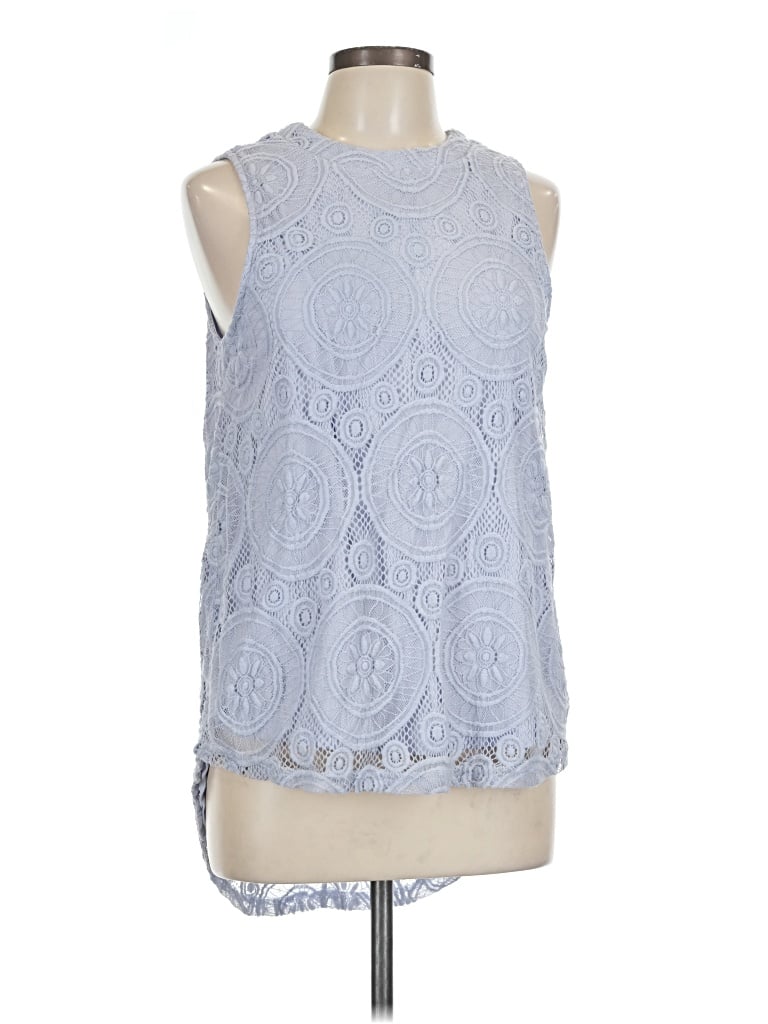Pre-owned C Established 1946 Sleeveless Blouse In Blue