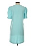 TCEC 100% Polyester Solid Teal Casual Dress Size S - photo 2