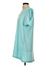 TCEC 100% Polyester Solid Teal Casual Dress Size S - photo 5