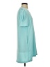 TCEC 100% Polyester Solid Teal Casual Dress Size S - photo 4