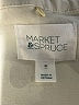 Market and Spruce 100% Cotton Solid Ivory Jacket Size 1X - photo 6
