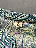 Unbranded Paisley Blue 3/4 Sleeve Blouse Size EU 38 / US 8 - photo 7