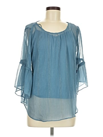 LC Lauren Conrad 3/4 Sleeve Blouse (view 1)
