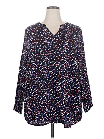 Woman Within 3/4 Sleeve Blouse (view 1)