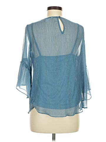 LC Lauren Conrad 3/4 Sleeve Blouse (view 2)
