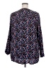 Woman Within Polka Dots Black 3/4 Sleeve Blouse Size 26 (2X) - photo 2