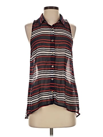 Toska Sleeveless Button-Down Shirt (view 1)