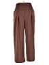Unbranded 100% Polyester Solid Brown Casual Pants Size XL - photo 2