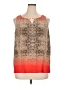 Dana Buchman Orange Sleeveless Blouse Size XL - photo 1