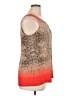 Dana Buchman Orange Sleeveless Blouse Size XL - photo 4