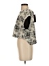 BCBGMAXAZRIA Runway Gray Short Sleeve Blouse Size S (estimated) - photo 5