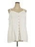 Torrid Ivory Sleeveless Blouse Size 3X Plus (3) - photo 1