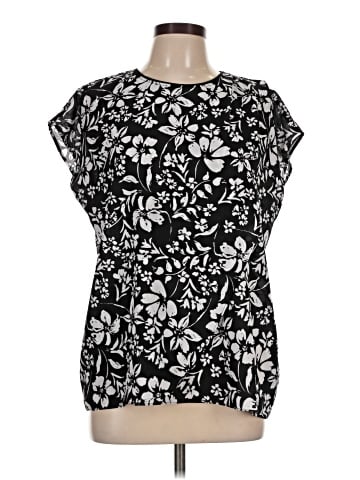 Liz Claiborne Career Short Sleeve Blouse (view 1)