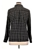 Studio Works Plaid Black Long Sleeve Blouse Size XL - photo 2