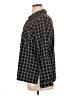 Studio Works Plaid Black Long Sleeve Blouse Size XL - photo 5