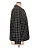 Studio Works Plaid Black Long Sleeve Blouse Size XL - photo 4
