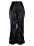 PrettyLittleThing 100% Polyurethane Black Track Pants Size 20 - photo 1