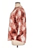 wonderly Tie-dye Burgundy 3/4 Sleeve Blouse Size XL - photo 5