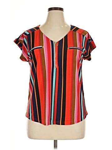 Fifty Street Short Sleeve Blouse (view 1)