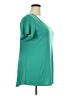 Lularoe Solid Teal Short Sleeve Top Size XXL - photo 4