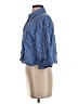 Zara Stripes Blue 3/4 Sleeve Button-Down Shirt Size XS - photo 5