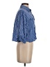 Zara Stripes Blue 3/4 Sleeve Button-Down Shirt Size XS - photo 4