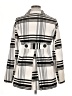 BCX Plaid White Ivory Coat Size XL - photo 2