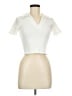 LIVI Ivory Short Sleeve Turtleneck Size M - photo 1