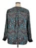 Talbots 100% Polyester Paisley Teal Long Sleeve Blouse Size 1X - photo 2