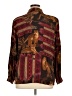 Gianni Animal Print Brown Long Sleeve Blouse Size 14 - photo 2