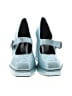 GB Metallic Teal Heels Size 6 - photo 2